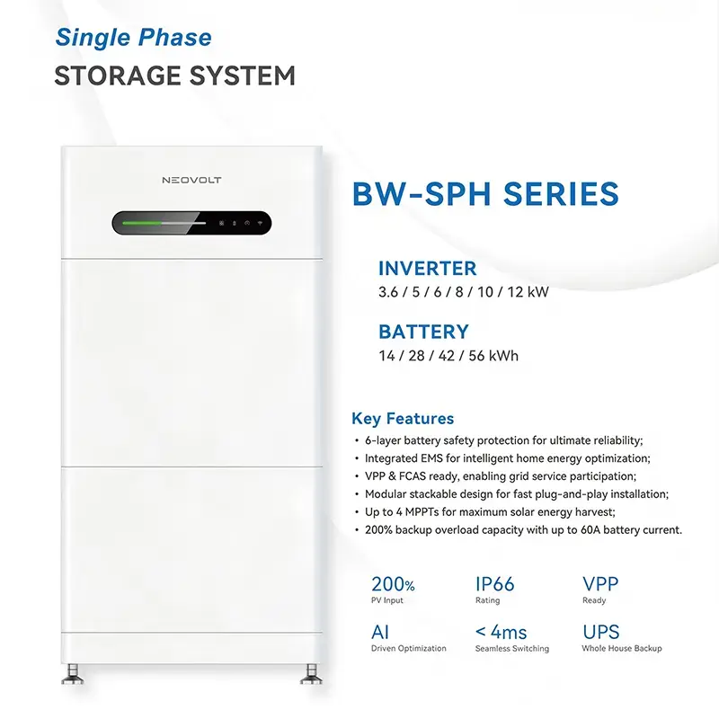 7kWh Stackable LiFePO4 ब्याट्री मोड्युल